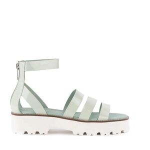 SEYCHELLES | NIGHTLIFE PATENT PLATFORM SANDAL | VACCHETTA SIZE 7